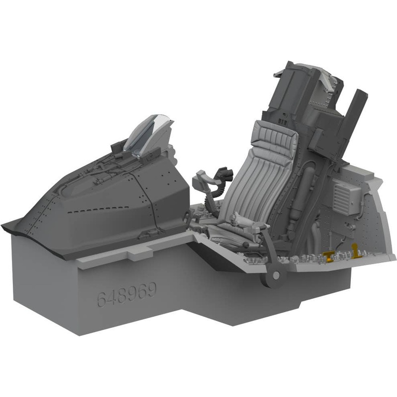 1/48 F-16C Block 30 Cockpit PRINT (for Kinetic)