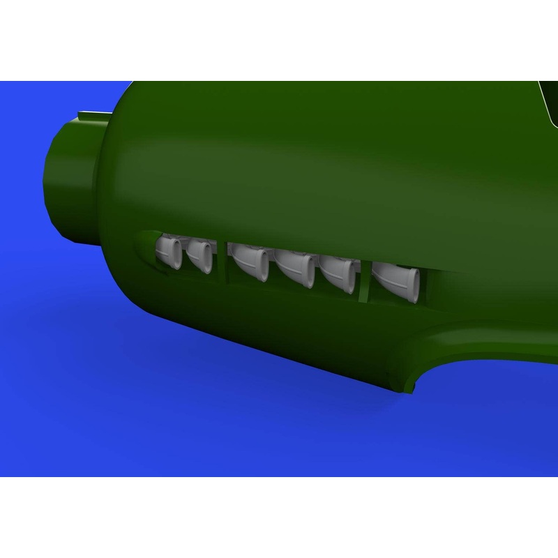 1/48 Fw 190D exhaust stacks for Eduard