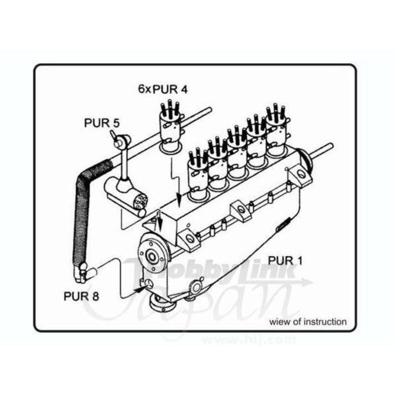 1/48 Mercedes 260hp D IV.a German Engine WW I