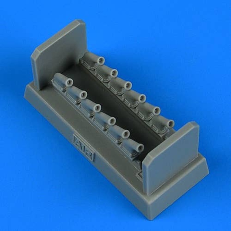 1/48 P-51D Mustang Exhaust (for Airfix)