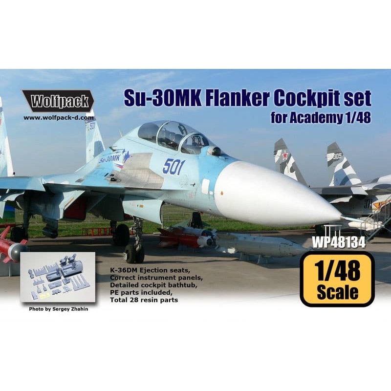1/48 Su-30MK Flanker Cockpit for Academy