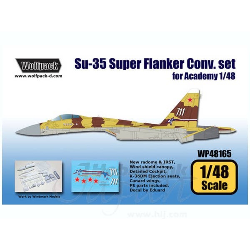 1/48 Su-35 Super Flanker Conversion Set (for Academy)