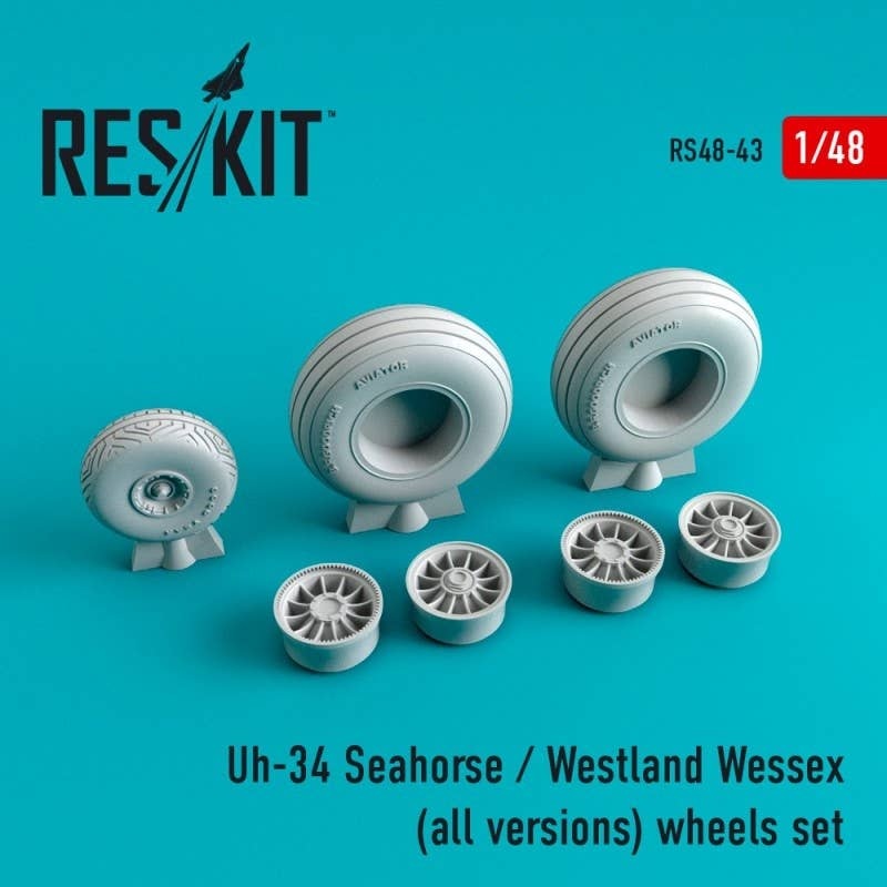 1/48 UH-34 Seahorse / Westland Wessex (All Versions) Wheels Set