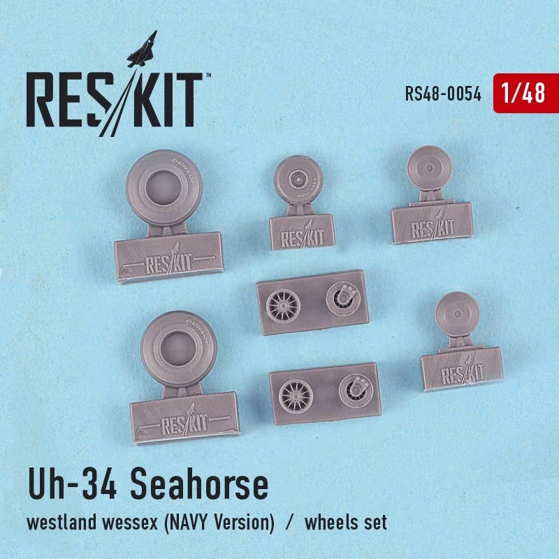 1/48 Uh-34 Seahorse/Westland Wessex (Navy Version) Wheels Set