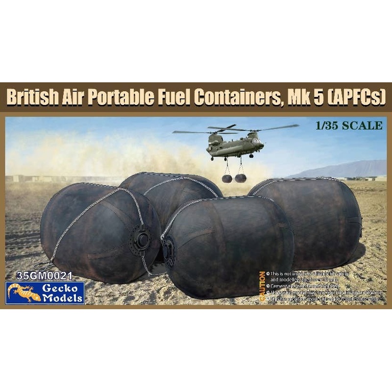 1/35 British Army 500 Gallon Air Portable Fuel Tank (APFCs) Mk.5 (4 Pieces)
