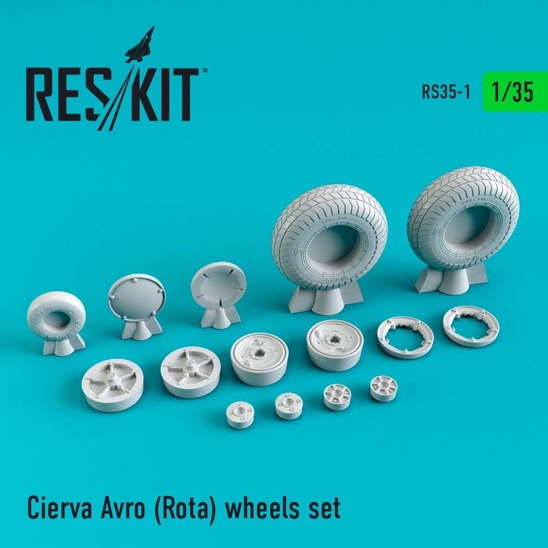 1/35 Cierva Avro (Rota) Wheels Set (for Mini Art)