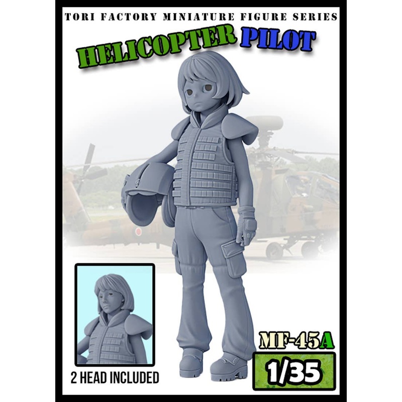 1/35 Current Use Female Helicopter Pilot