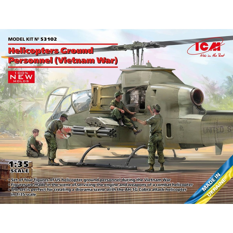 1/35 Helicopters Ground Personnel (Vietnam War)