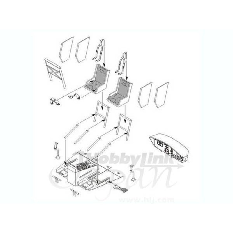 1/35 UH-1D Iroquois Interior Set (for Dragon)