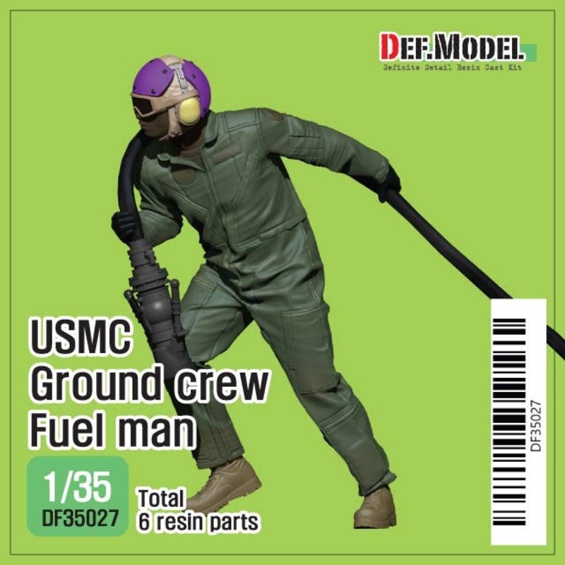 1/35 US Marine Corps Ground Crew Fuel Man (with 3D Printed Refueling Nozzle)