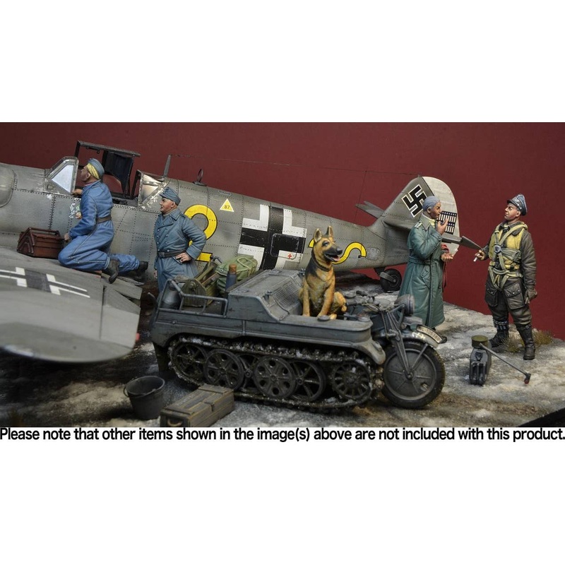 1/35 WW.II German Air Force Maintenance Team Big Set Franz Stigler & Company