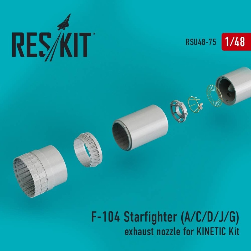 1/48 F-104 Starfighter (A/C/D/J/G) Exhaust Nozzle (for Kinetic)