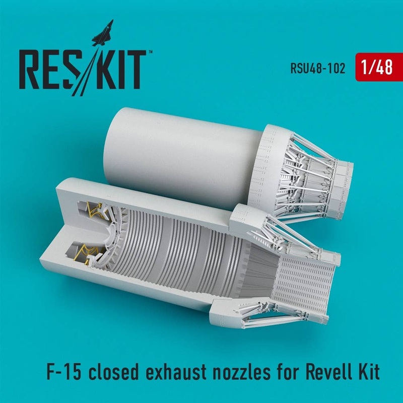 1/48 F-15 Afterburner (Closed) (for Revell)