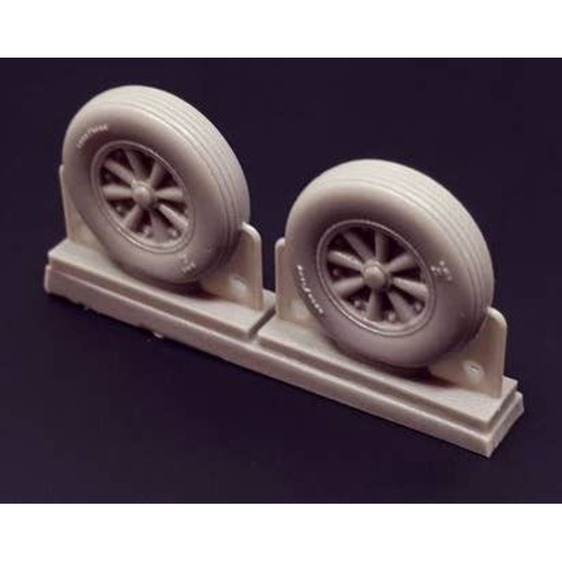 1/48 F4U Corsair Late Ribbed Tread (Late 50s) Wheels Set