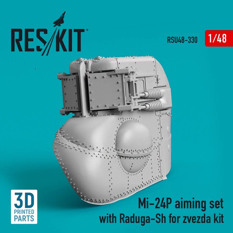 1/48 Mi-24P aiming set with Raduga-Sh for zvezda kit (3D Printed)
