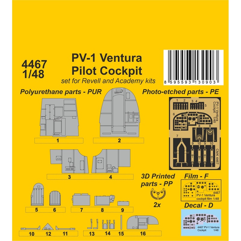 1/48 PV-1 Ventura Pilot Cockpit