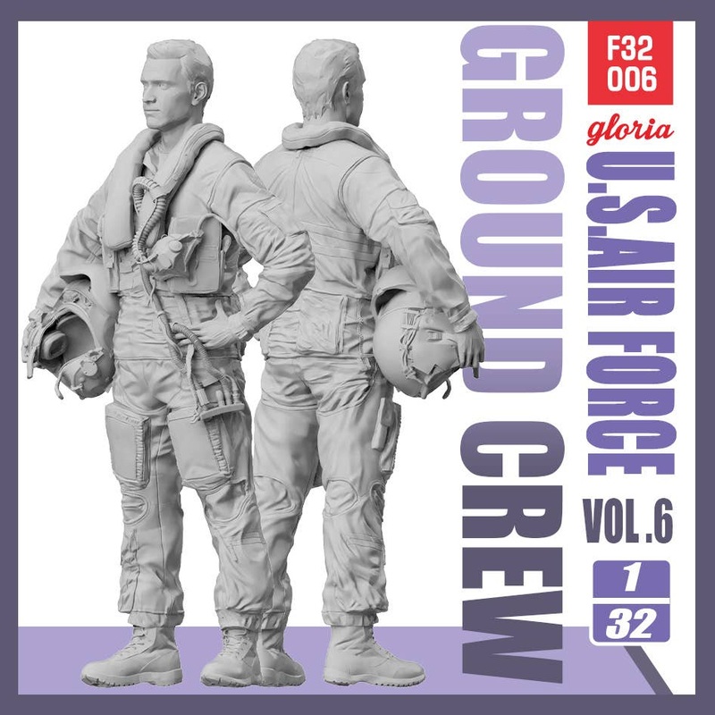 1/32 Current Use Usa Air Force Grand CrewVol.6 F-35A Lightning II Pilot