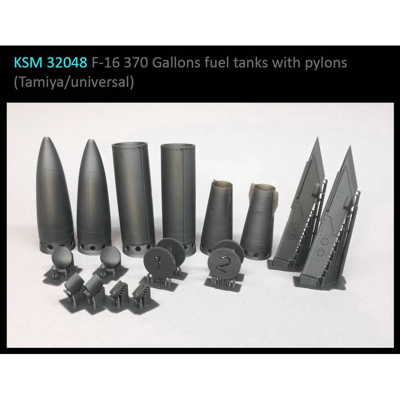 1/32 F-16 370-gal fuel tanks