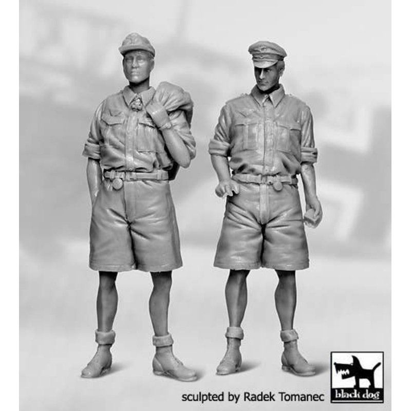 1/32 German Luftwaffe Pilots Africa Set