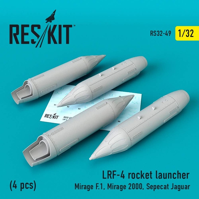 1/32 LRF-4 rocket launcher (4 pcs) (Mirage F.1, Mirage 2000, Sepecat Jaguar)