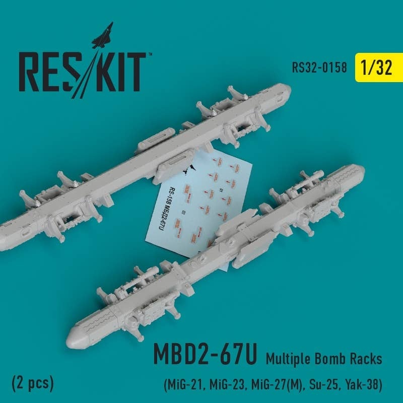 1/32 MBD2-67U Multiple Bomb Racks (2pcs)
