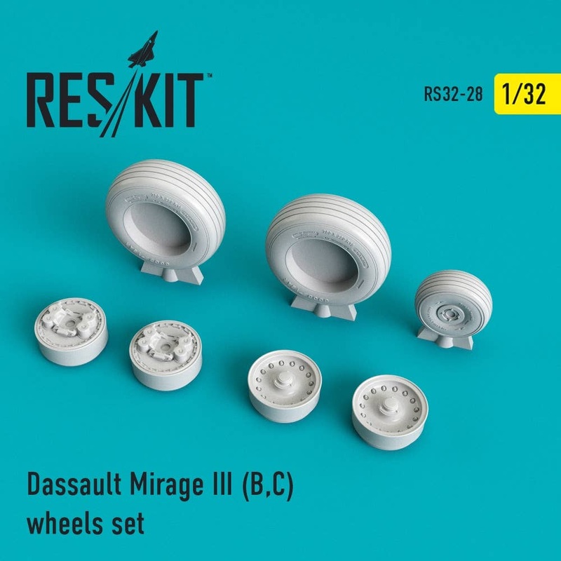 1/32 Mirage III (B,C) Wheels Set