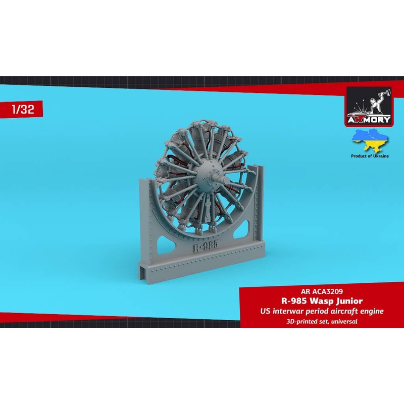 1/32 R-985 Wasp Junior aircraft engine