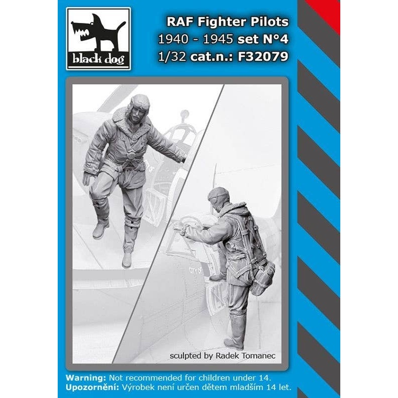 1/32 RAF Fighters Pilots 1940-45 Set No.4