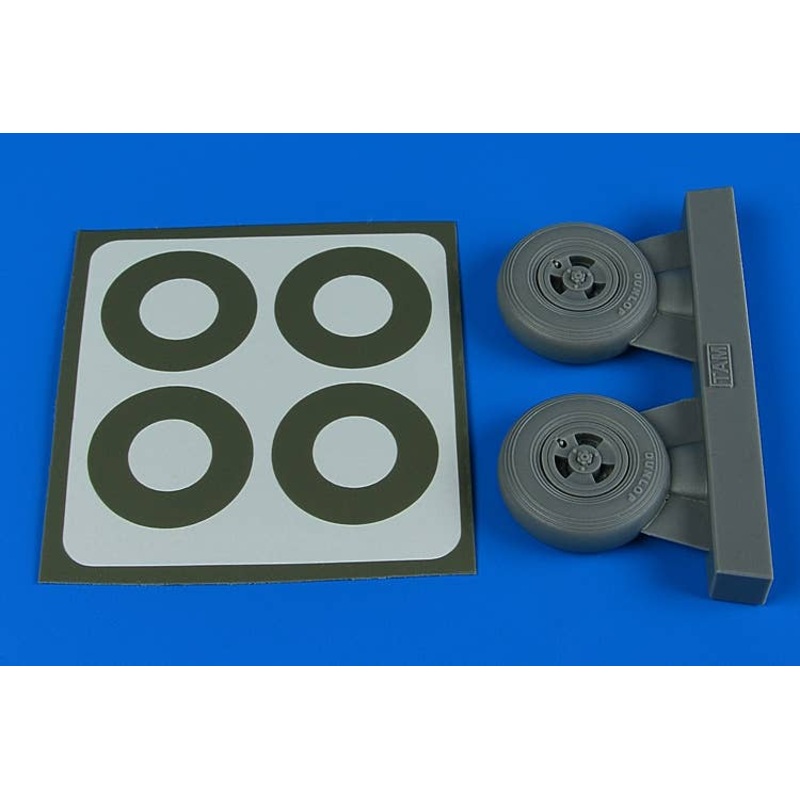 1/32 Spitfire Mk.IX Wheels (3-Spoke) & Paint Masks (for Tamiya)