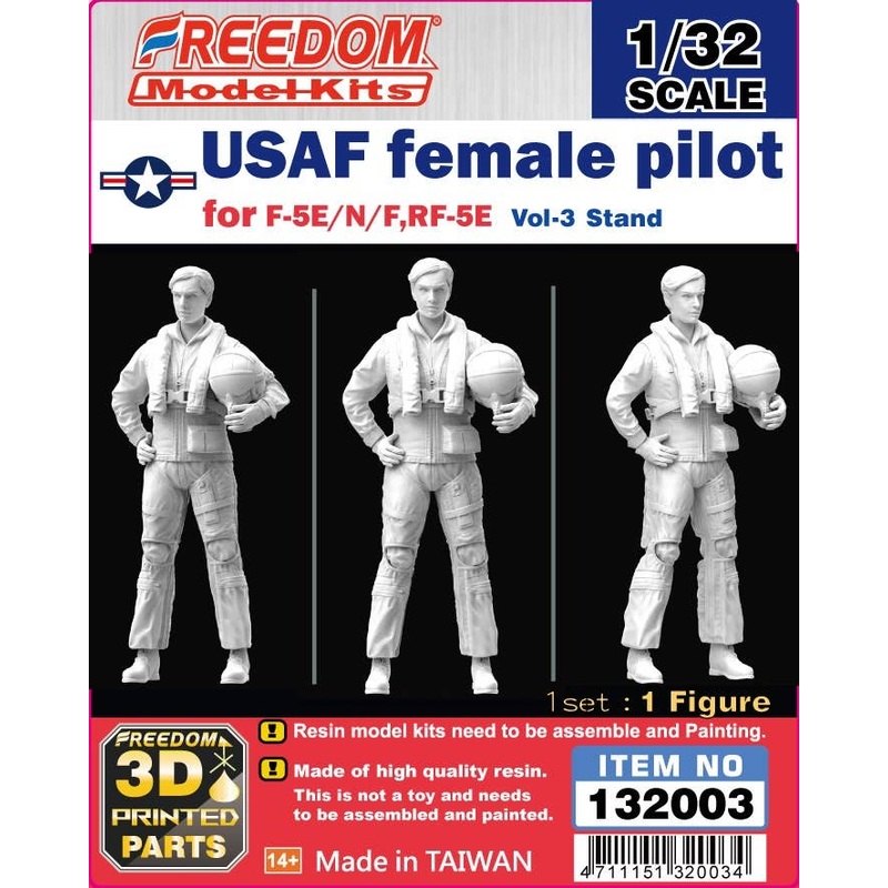 1/32 USAF female pilot for F-5E/F,RF-5E Vol-3