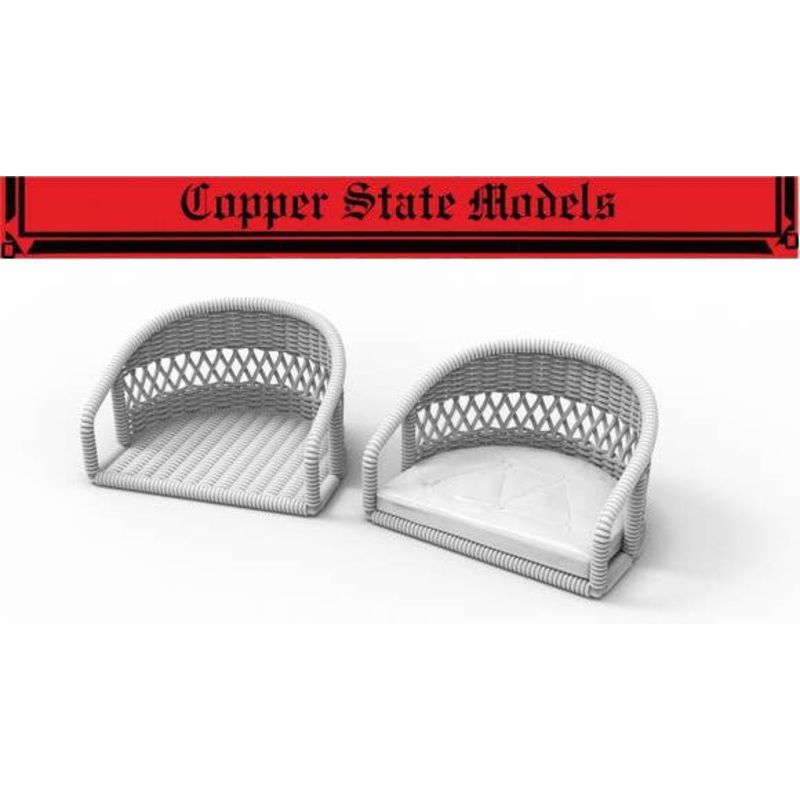 1/32 Wicker Seat w/Cushion