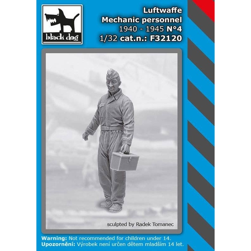 1/32 WW.II German Air Force Maintenance Soldier 1940-1945 No.4