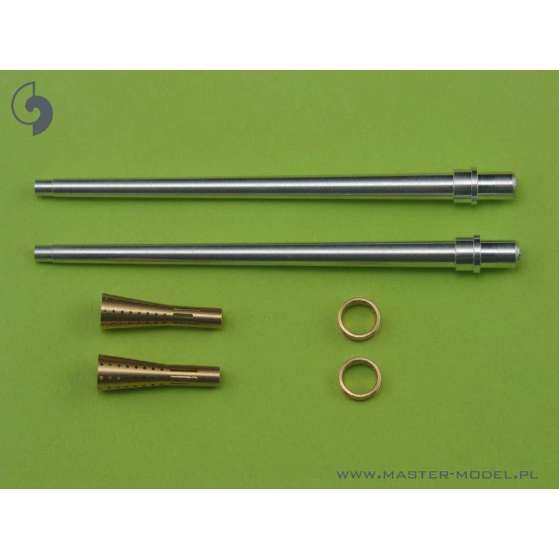 1/32 WWII German 3.7cm Flak 18 Aviation Machine Gun Barrel (2pcs)