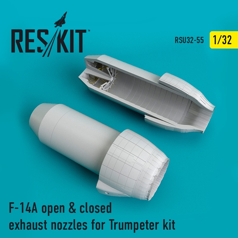 1/32 F-14A open & closed exhaust nozzles Trumpeter Kit