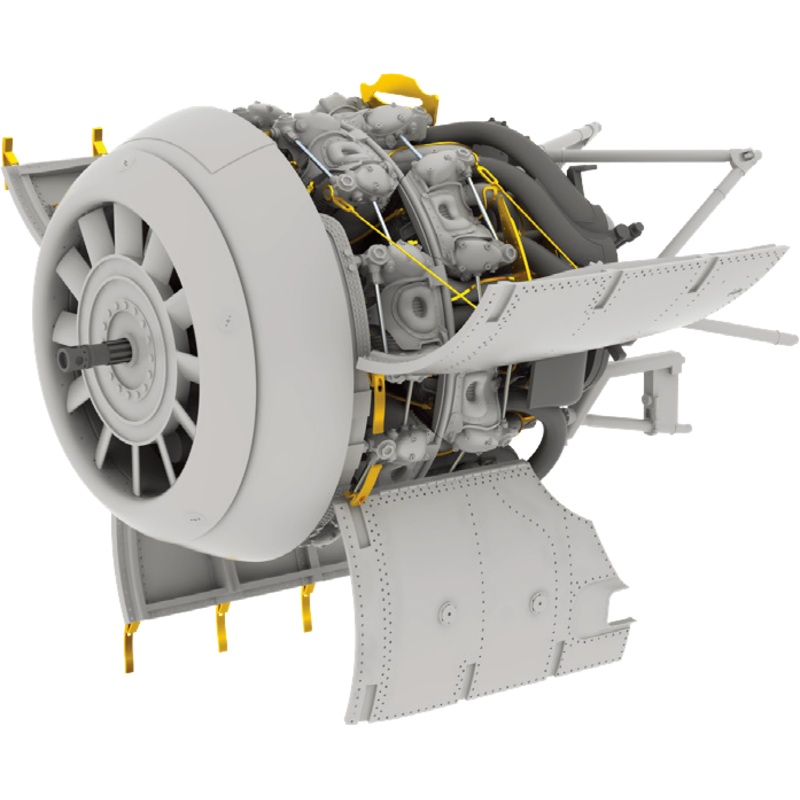 1/32 Fw 190A-8 Engine (for Revell)