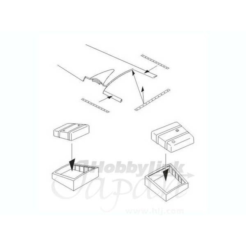 1/32 Junkers Ju88 Wing fuel tanks for Revel