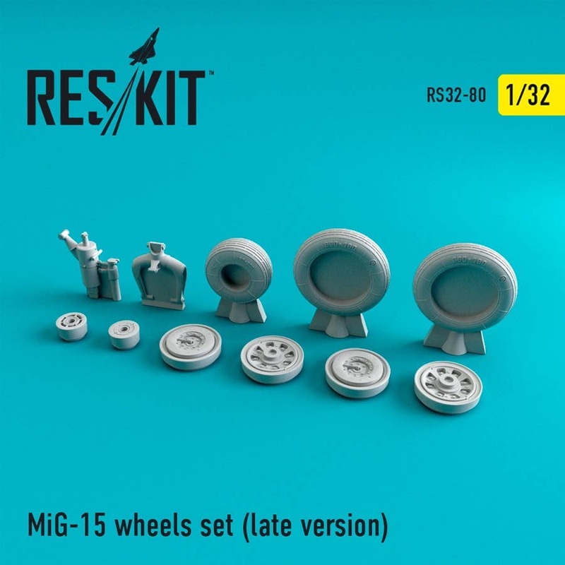 1/32 MiG-15 (Late Version) Wheels Set (for Trumpeter)