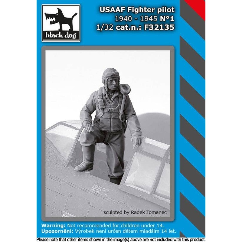 1/32 U.S. Army Air Force Fighter Pilot 1940-45 No.1