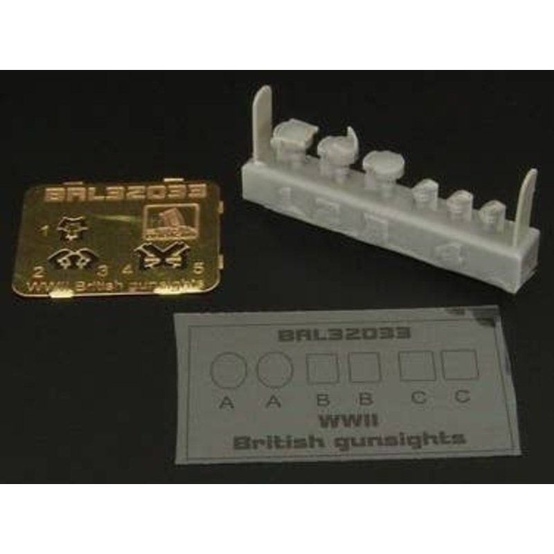 1/32 WWII British Reflector Gunsight
