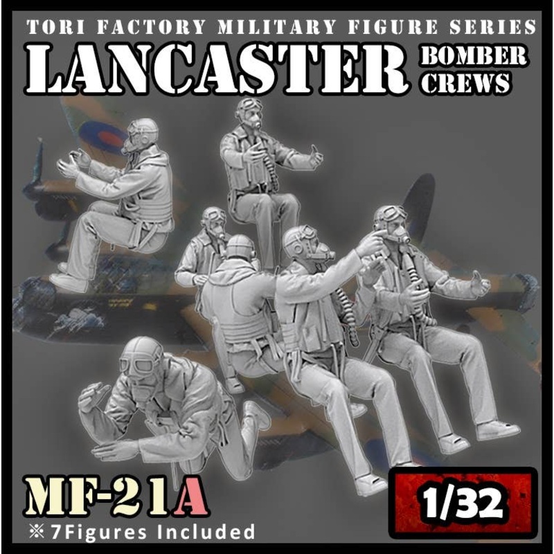 1/32 WWII Royal Air Force Avro Lancaster Pilot Team