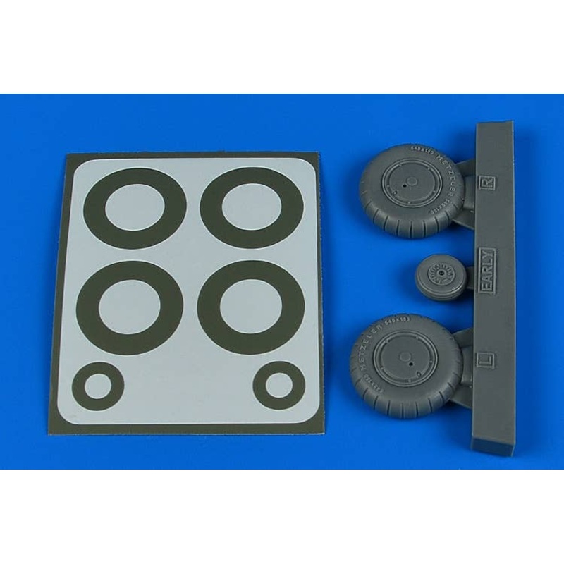 1/32 Bf 108 Wheels & Paint Masks - Early (for Eduard)