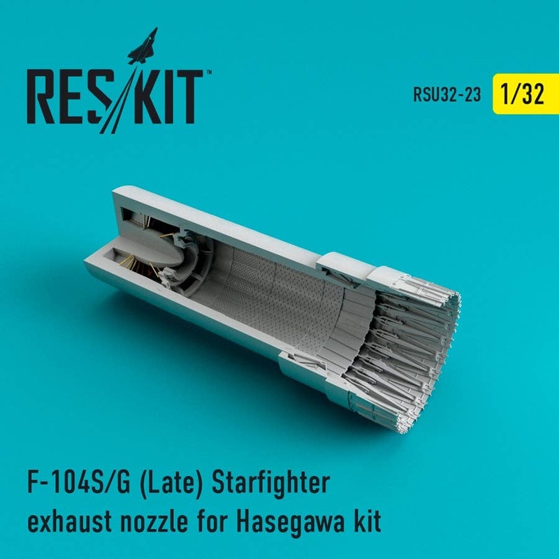 1/32 F-104S/G (Late) Exhaust Nozzles (for Hasegawa)