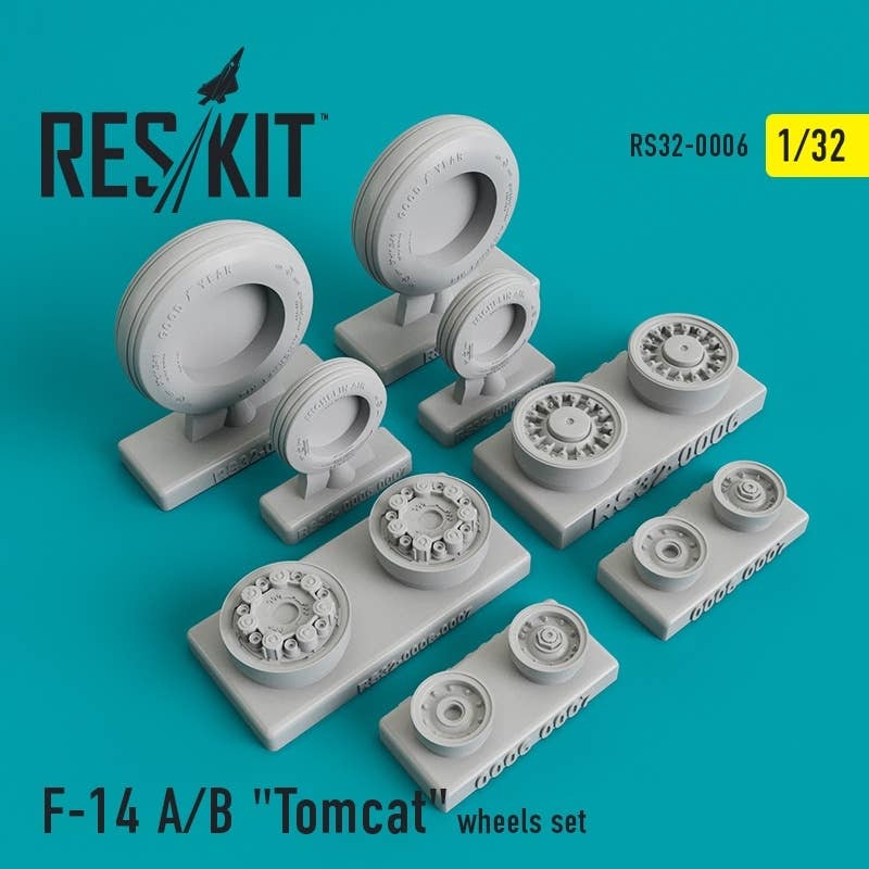 1/32 F-14(A/B) Tomcat Resin Wheels
