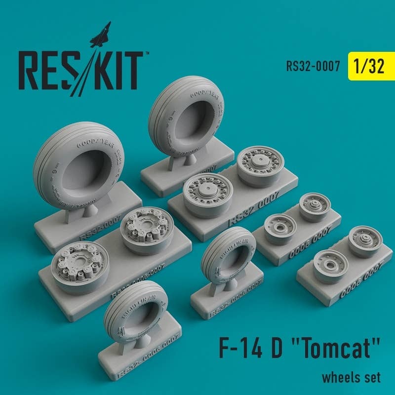1/32 F-14(D) Tomcat Resin Wheels