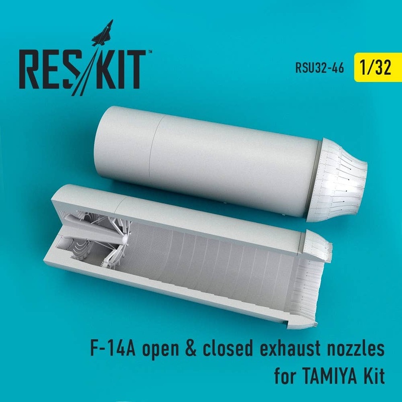1/32 F-14A Open & Closed Exhaust Nozzles (Tamiya Kit)