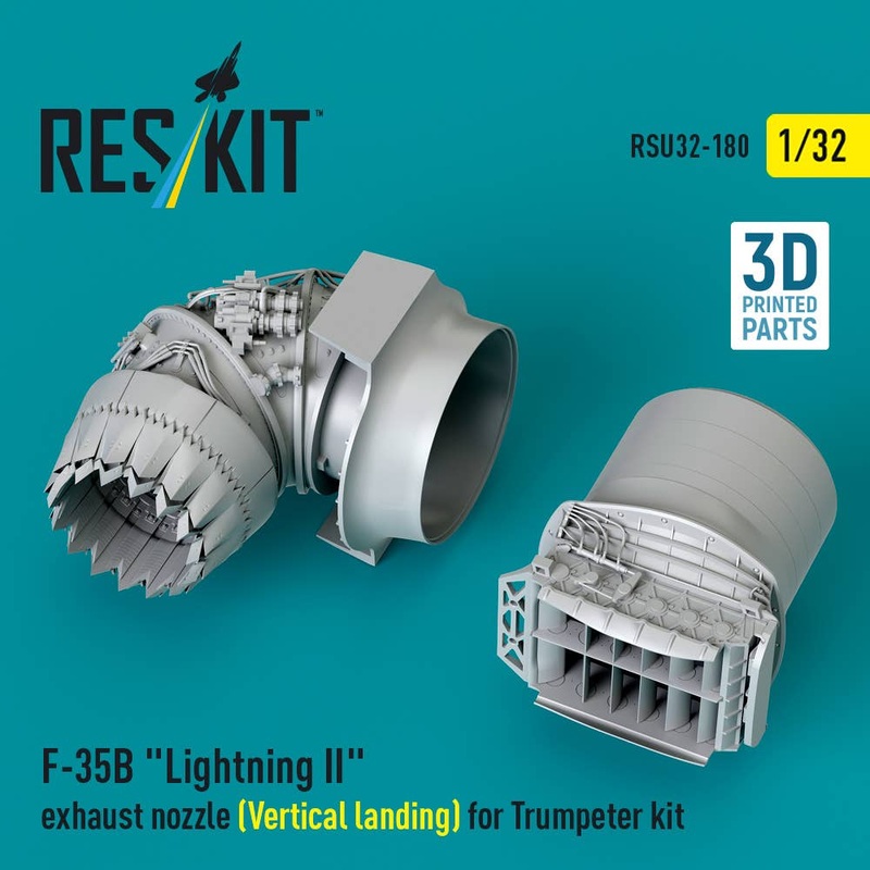 1/32 F-35B Lightning II exhaust nozzle (Vertical landing) for Trumpeter kit