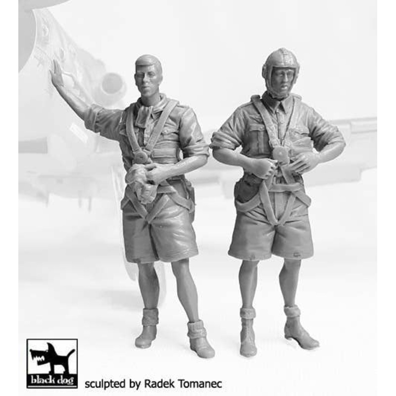 1/32 German Luftwaffe Pilots Africa Set No.2