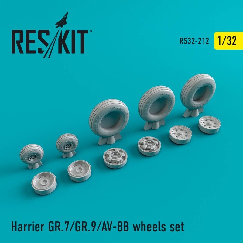 1/32 Harrier GR.7/GR.9/AV-8B Wheels Set (for Trumpeter)