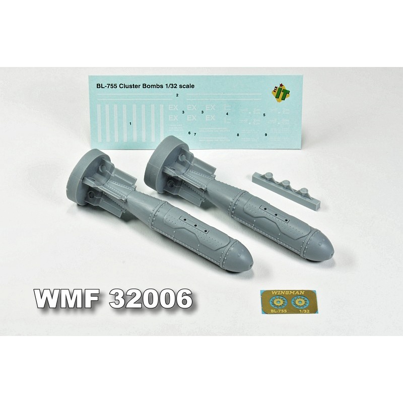 1/32 Huntington BL 755 Cluster Bomb Units (2pcs)