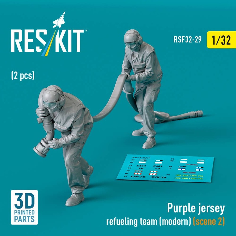 1/32 Purple jersey refueling team (modern) (scene 2) (2 pcs)